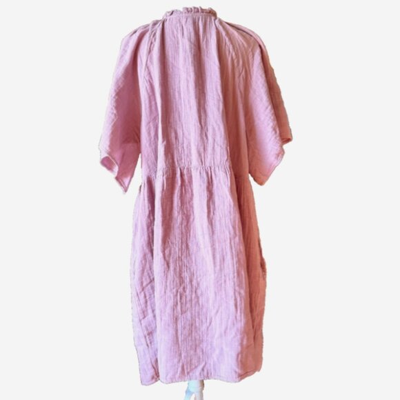 Old Navy Women’s 3X Lavender Crinkle Gauze Split-Neck Mini Swing Dress NWT - Picture 2 of 8